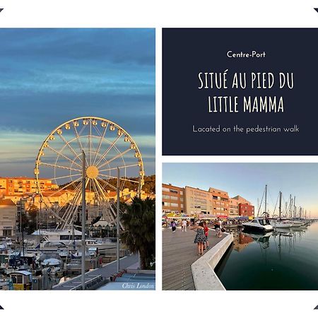 アグドLittle Mamma - 50M Du Centre Port - Menage Inclusアパートメント エクステリア 写真